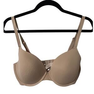 Pink Victoria's Secret Beige Nude Underwire Bra Women Size 36D